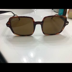 Rayban polarized square glasses